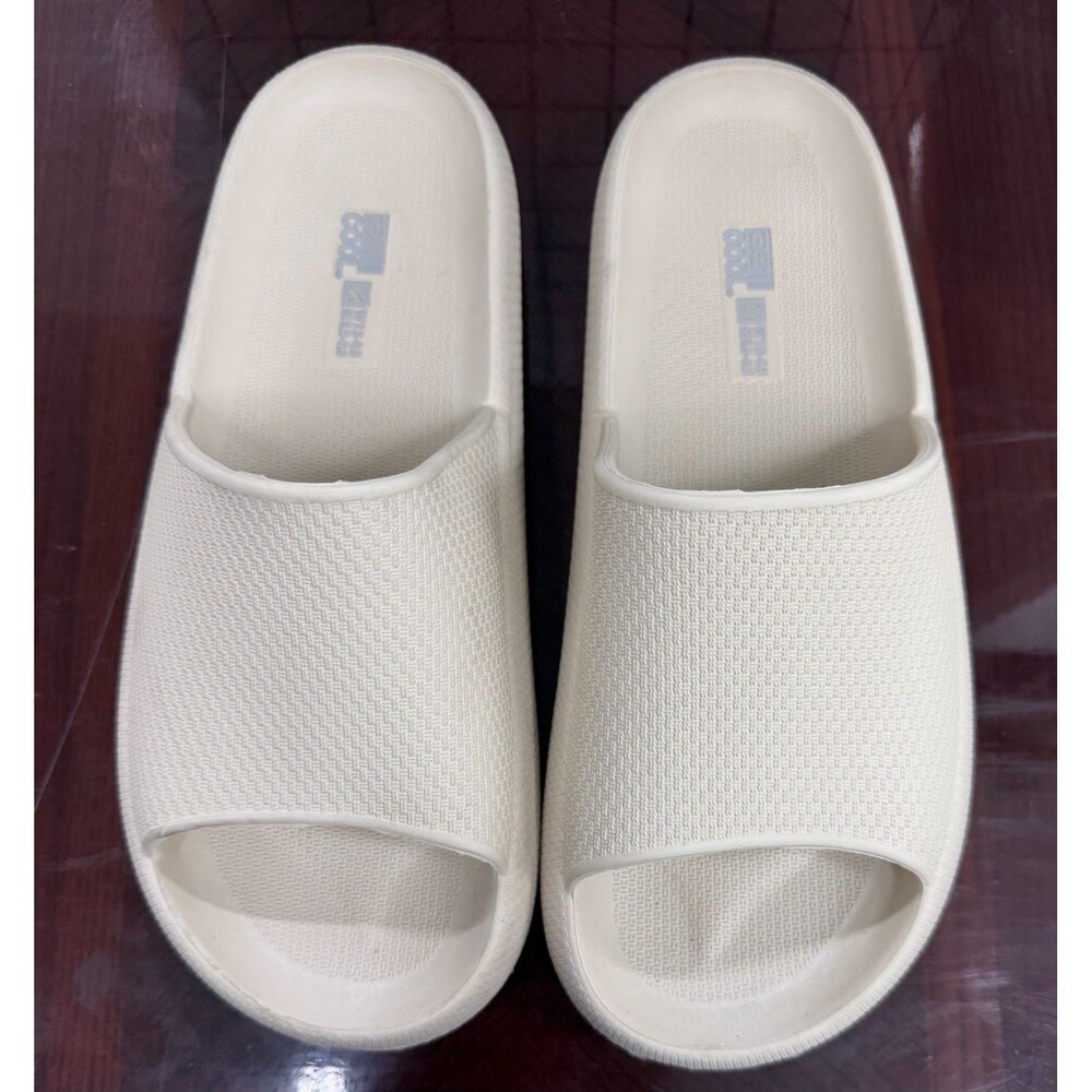 32 Degrees Cool Cushion Slides L W7.5-8.5 M5.5-6.5 EVA Foam Beige Preowned